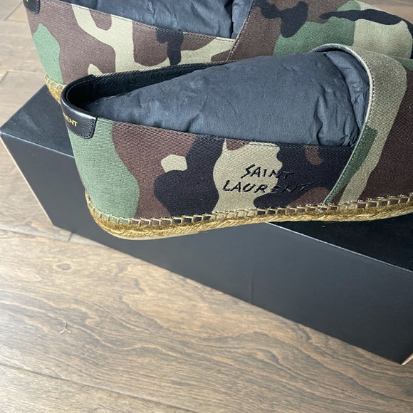 Authentic Saint Laurent Camouflage Espadrilles - Picture 5 of 11